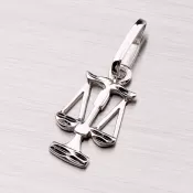 Prívesok Váhy z bieleho zlata 43-2072-09