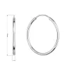 Strieborné náušnice kruhy 61003