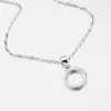 Strieborný náhrdelník so zirkónmi SETST-15306R