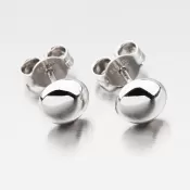 Náušnice kôstky v bielom zlate 12-596