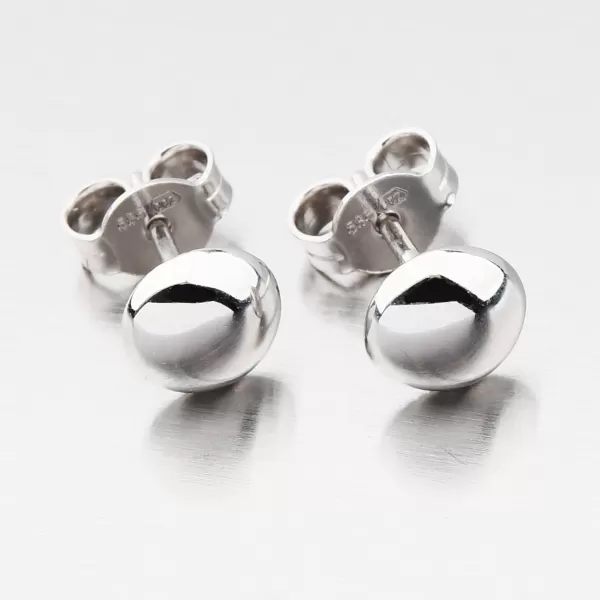 Náušnice kôstky v bielom zlate 12-596