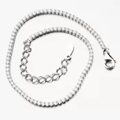 Strieborný náramok so zirkónmi BST-14619/21