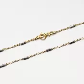 Strieborná retiazka zdobená facetami CHRS-TUBE-SLASH-Y/W-030