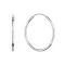 Strieborné náušnice kruhy 61003