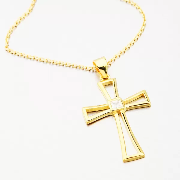 Pozlátený krížik HST-13694-G