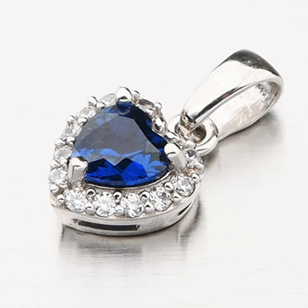 Zlaté srdce so zirkónmi 53GZ-8016BTMB