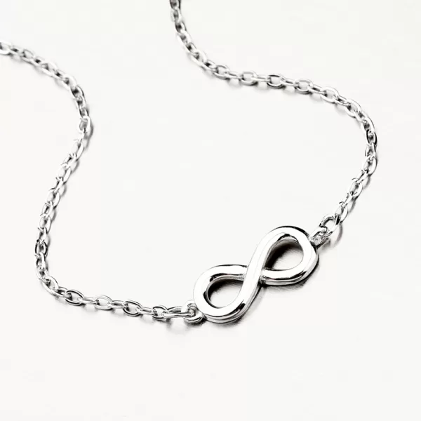 Strieborný náramok nekonečno BST-14649/21