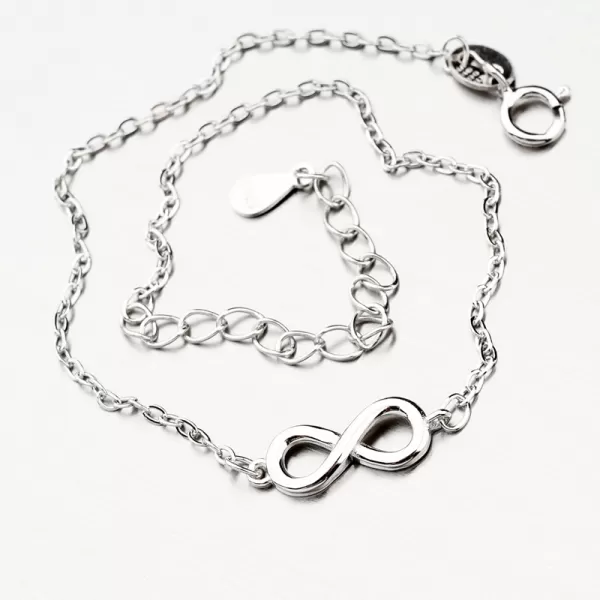 Strieborný náramok nekonečno BST-14649/21