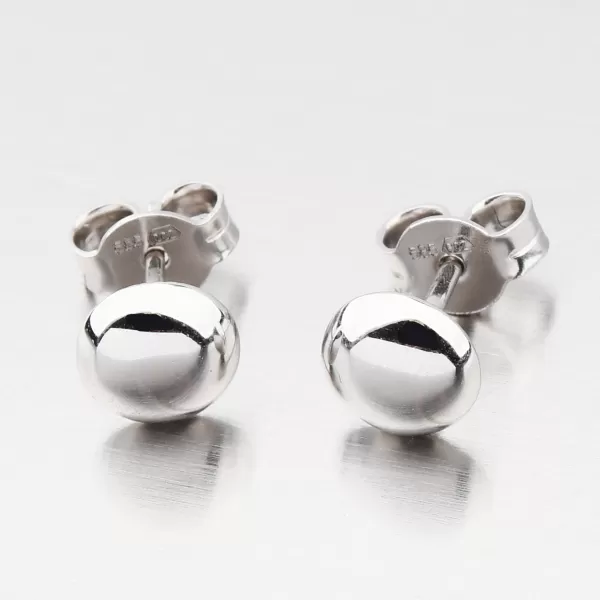 Náušnice kôstky v bielom zlate 12-596