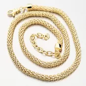 Pozlátený strieborný náhrdelník N1200061-1264-SLX