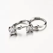 Strieborné náušnice so zirkónom PKL-2090