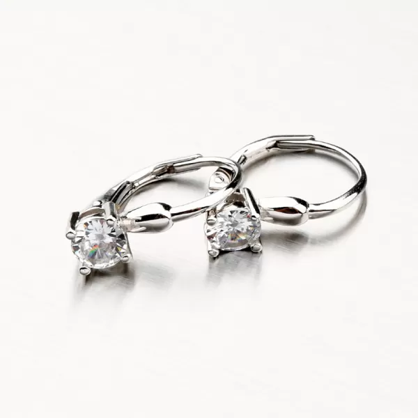 Strieborné náušnice so zirkónom PKL-2090