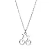 Strieborný náhrdelník s príveskom koleso 62004