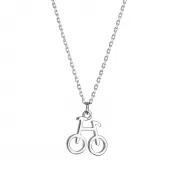 Strieborný náhrdelník s príveskom koleso 62004