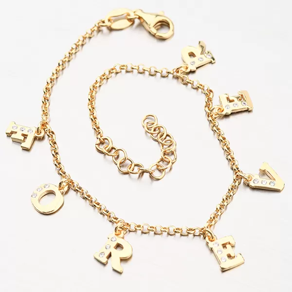 Pozlátený náramok FOREVER B2001470-0331-SLX