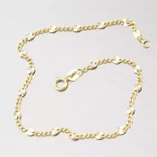 Ozdobný zlatý náramok 44-1237