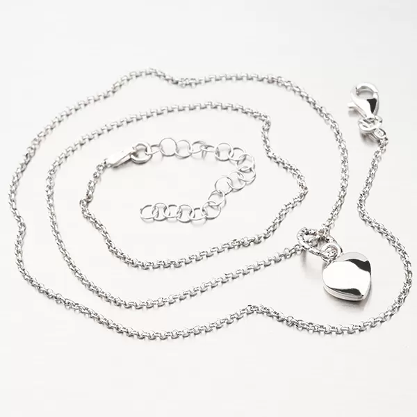 Strieborný náhrdelník so srdcom N1702384-1264-SLX