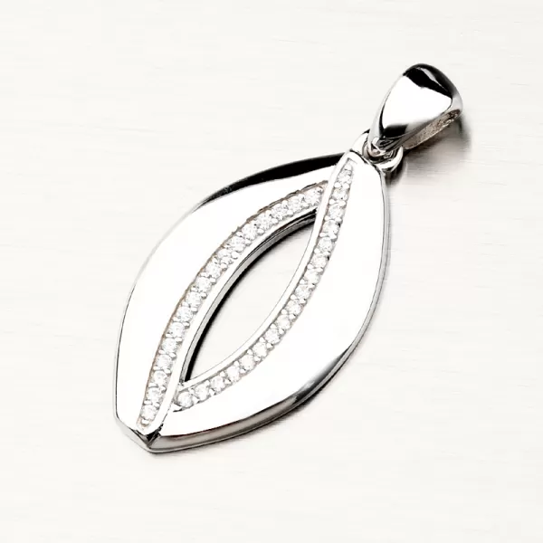 Prívesok zo striebra zo zirkónu PKL-3089