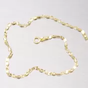 Náramok zlato 585 s gravírovaním 44-1510