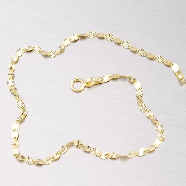 Náramok zlato 585 s gravírovaním 44-1510