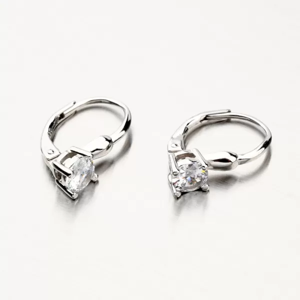 Strieborné náušnice so zirkónom PKL-2090