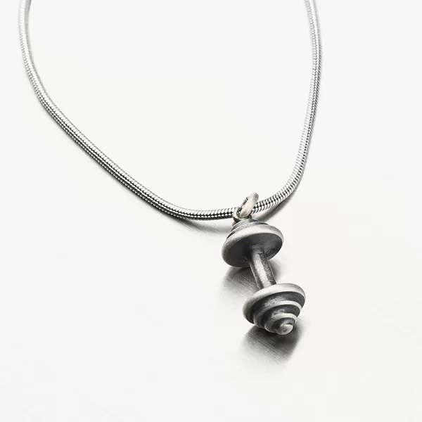 Strieborný prívesok činka P1601233-0532-SLX