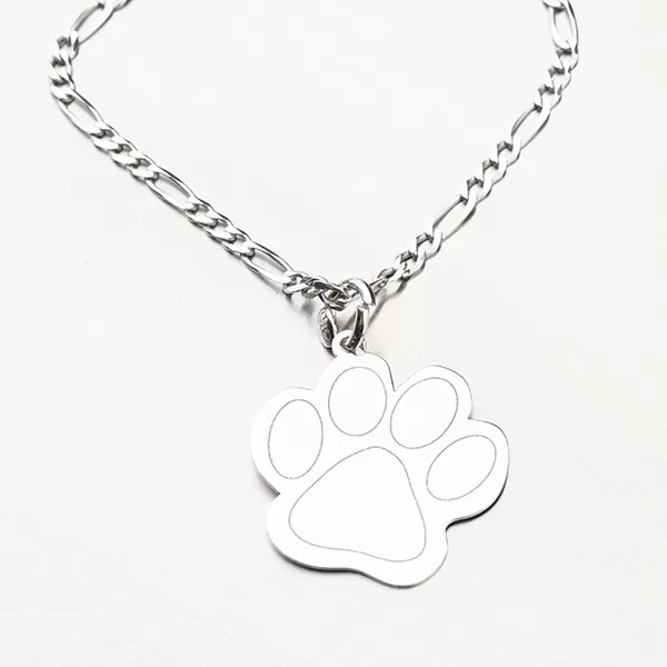 Strieborný prívesok psia ťapka P1504836-1264-SLX