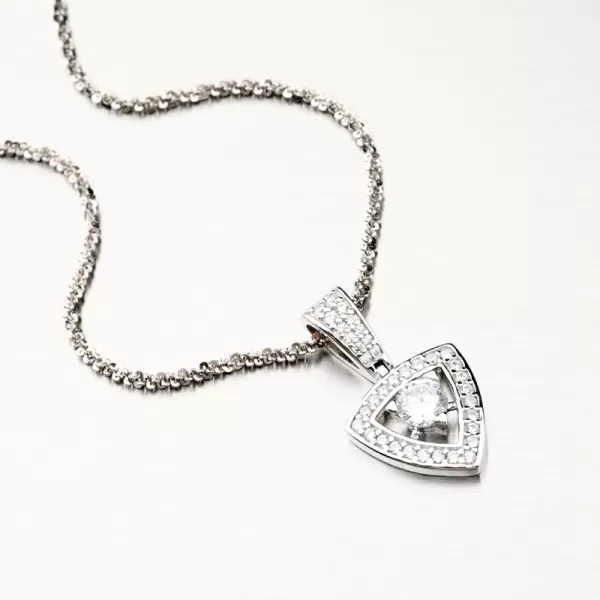 Strieborný prívesok so zirkónmi PKL-3068