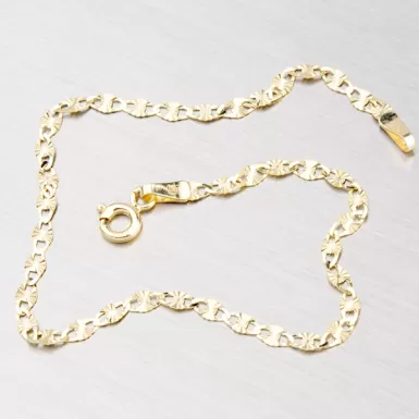 Zlatý náramok s gravírovaním 44-1408