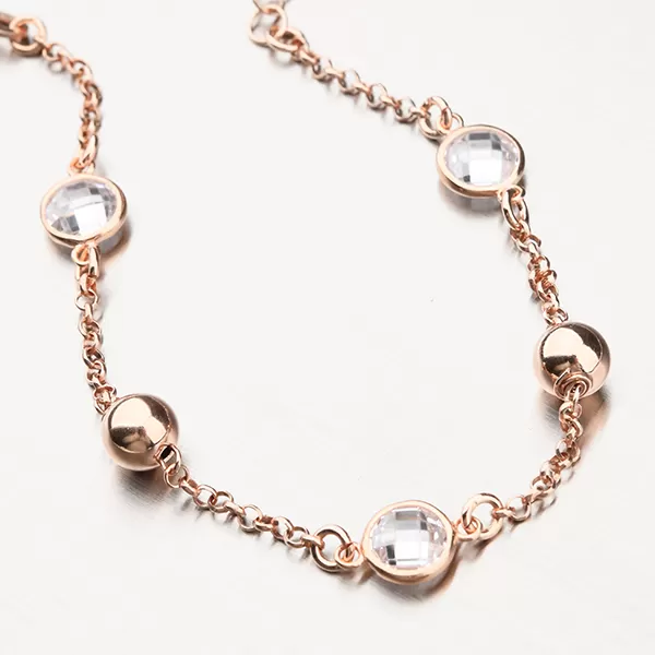 Elegantný náramok so zirkónmi 92003043-72-SLX