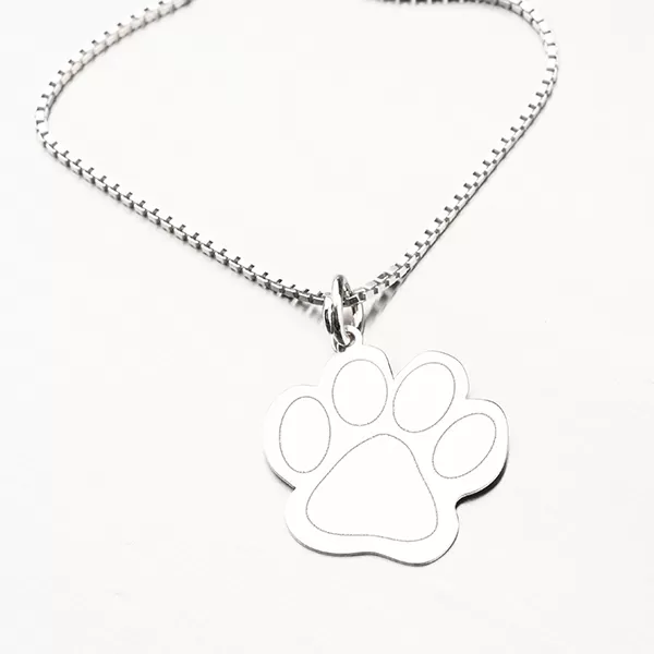 Strieborný prívesok psia ťapka P1504836-1264-SLX