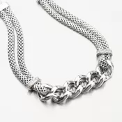 Strieborný náramok so zirkónmi B1403358-0940-SLX