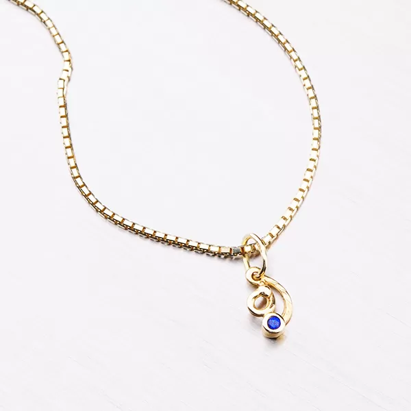 Prívesok s modrým zirkónom 532-1169.0