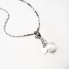Strieborný prívesok s perlou a so srdcom PKL-3083