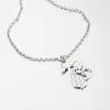 Strieborný náhrdelník s mačkou a so zirkónmi N1700292-2464-SLX