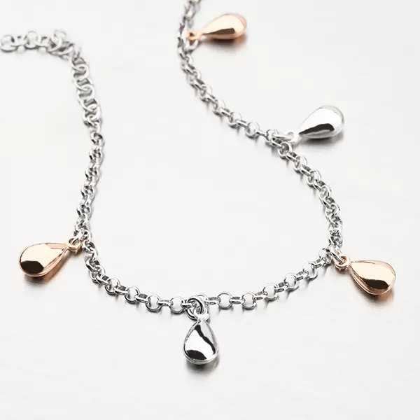 Strieborný náramok s príveskami B1700552-1132-SLX