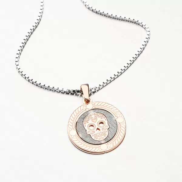 Strieborný prívesok s lebkou P1803500-1507-SLX