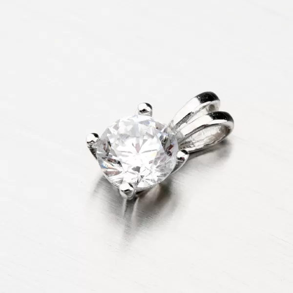 Zlatý prívesok so zirkónom 13-387