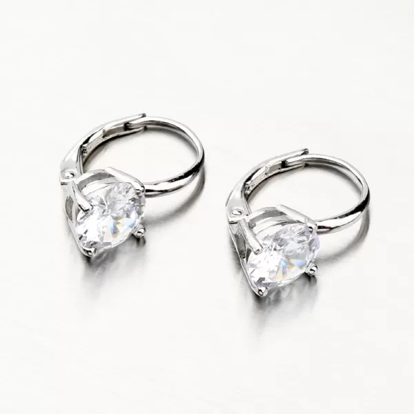 Strieborné náušnice so zirkónom PKL-2090