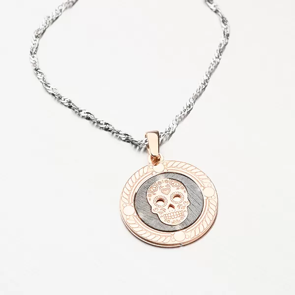 Strieborný prívesok s lebkou P1803500-1507-SLX