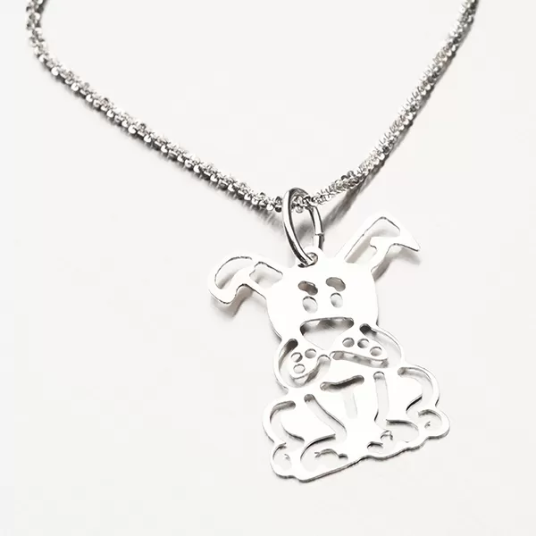 Strieborný prívesok pes P1502729-1507-SLX