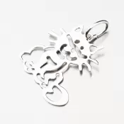 Strieborný prívesok Cat P1502728-1507-SLX