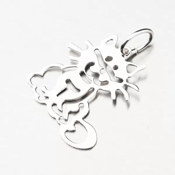 Strieborný prívesok Cat P1502728-1507-SLX