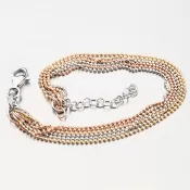 Pozlátený strieborný náramok B1400780-1264-SLX