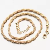 Pozlátený strieborný náhrdelník N1504286-1264-SLX