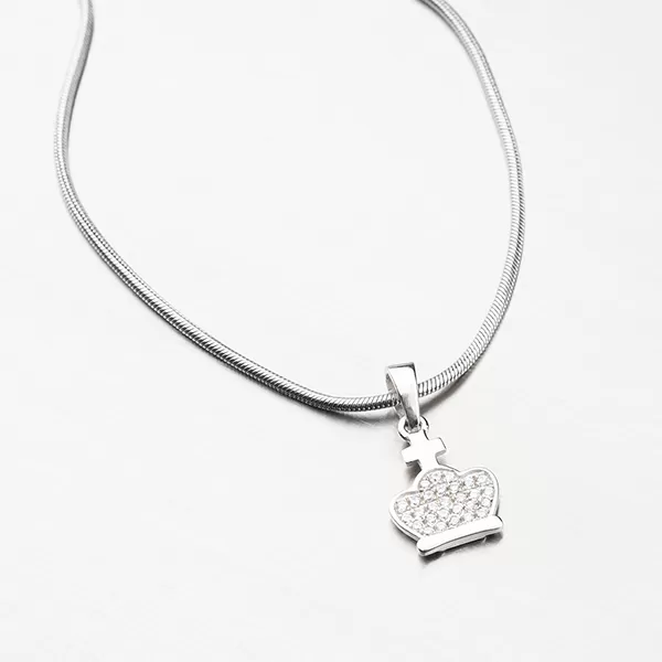 Koruna Silver Pendant so zirkónmi P1700150-1905-SLX
