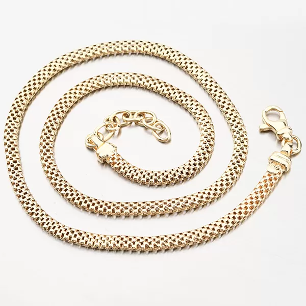 Pozlátený strieborný náhrdelník N1300485-1264-SLX