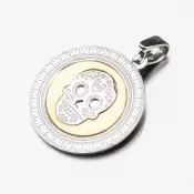 Strieborný prívesok s lebkou P1803501-1507-SLX