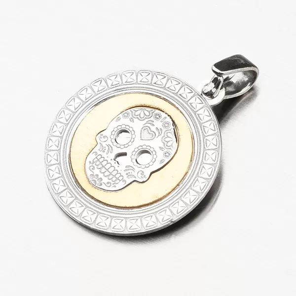 Strieborný prívesok s lebkou P1803501-1507-SLX