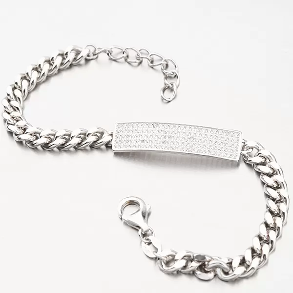 Strieborný náramok so zirkónmi B2001195-1905-SLX